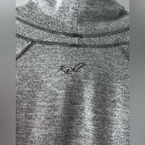 Kuhl Women's Large Lea Heather Gray Funnel sweater - Picture 3 of 10